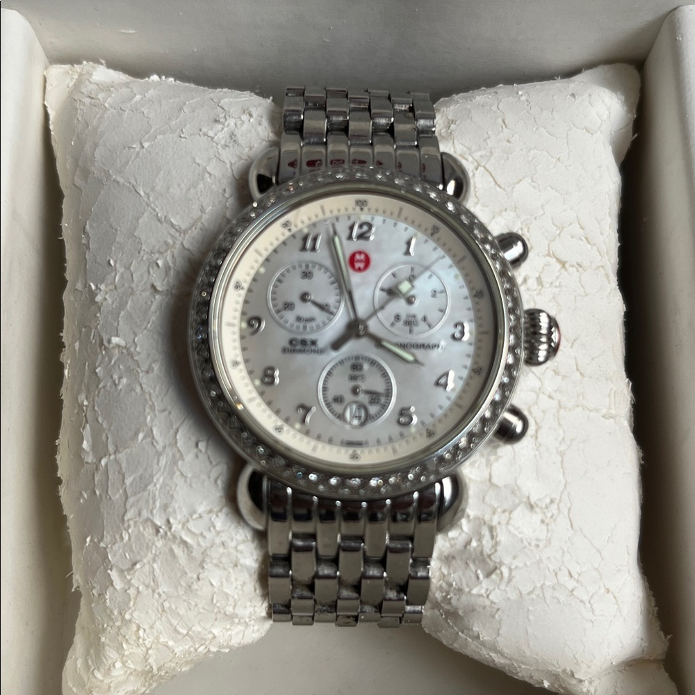 Michele watch, diamond weight .60 carat